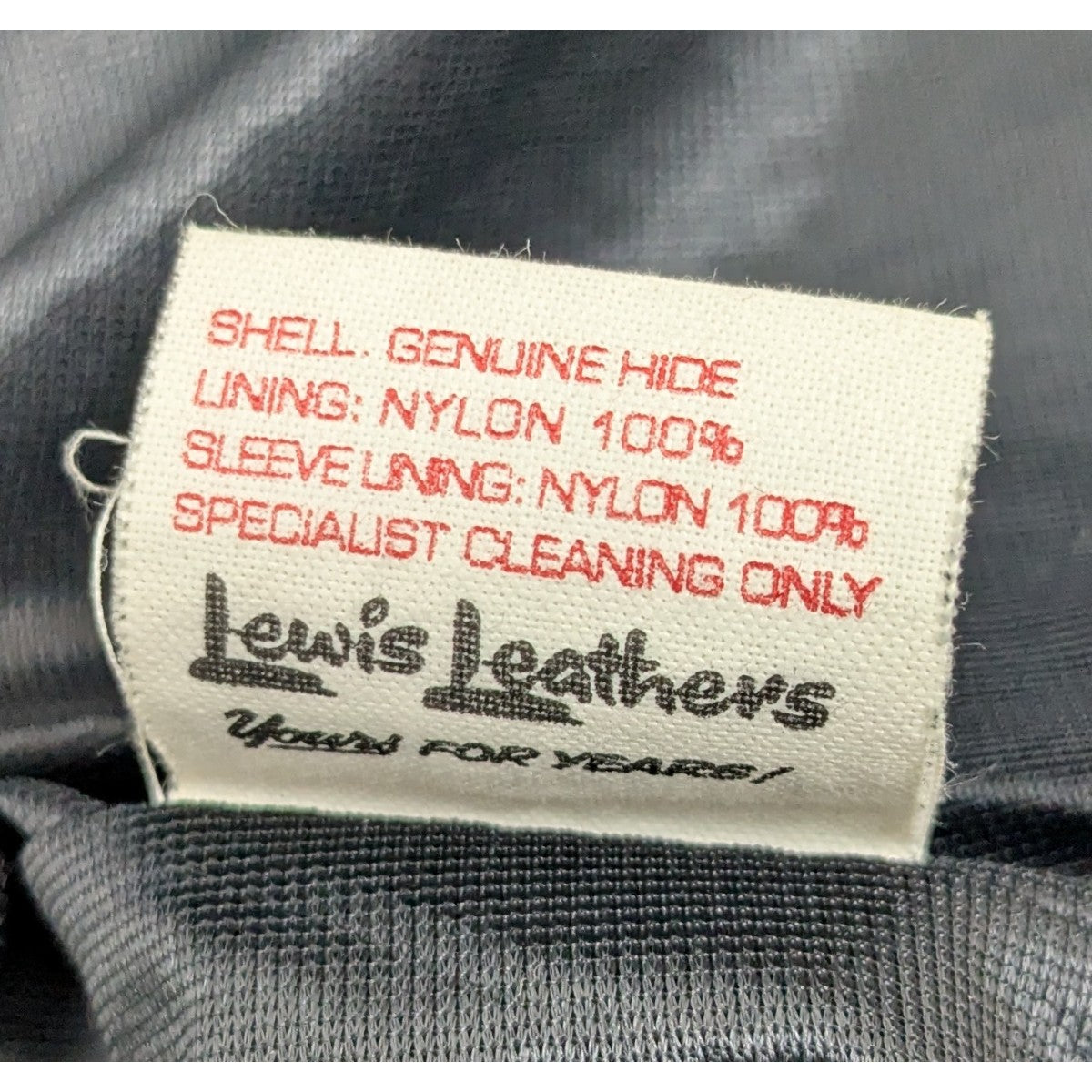 Lewis Leathers 「CYCLONE」ダブルライダースジャケット 古着・中古-8枚目のアイテム画像