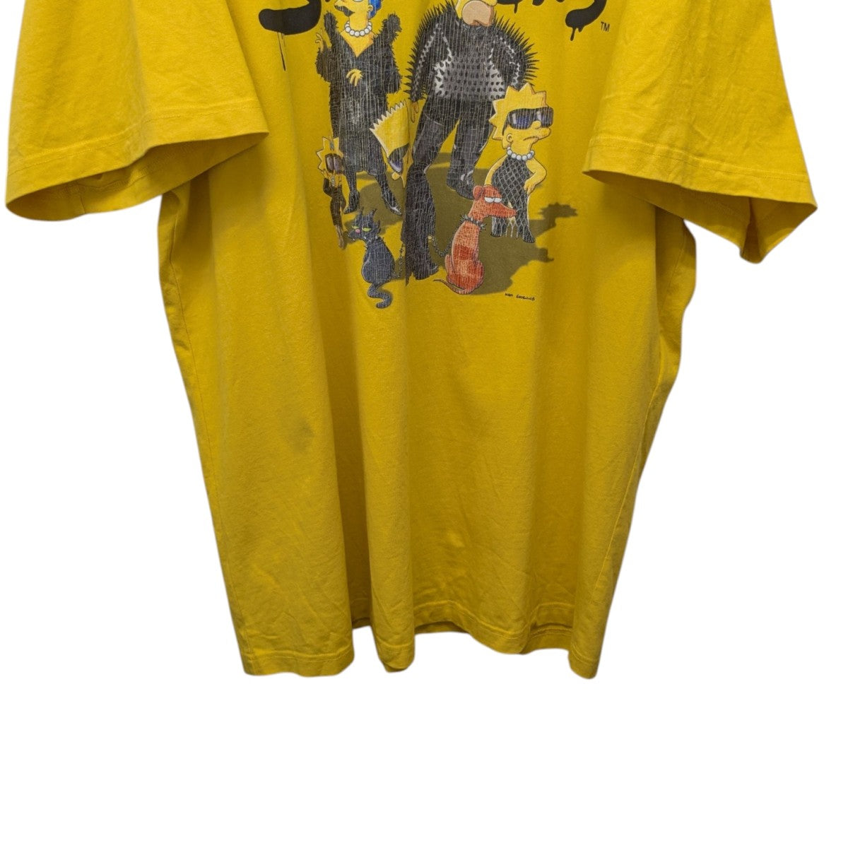 BALENCIAGA×THE SIMPSONS ザ・シンプソンズ オーバーサイズTシャツ676589 古着・中古-4枚目のアイテム画像