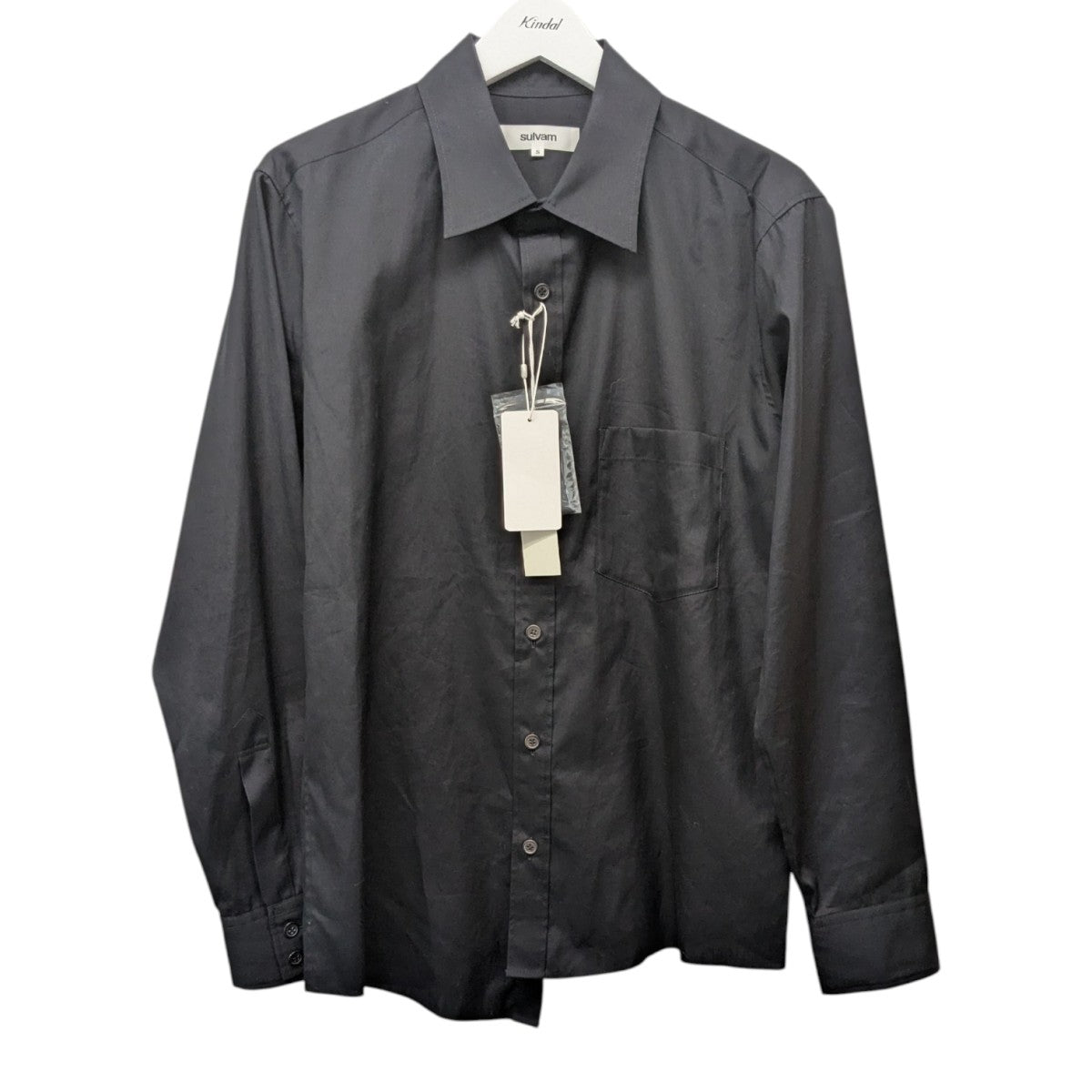 sulvam(サルバム) 23SSLONG SLIT SHIRTブラウスSR B06 010 SR