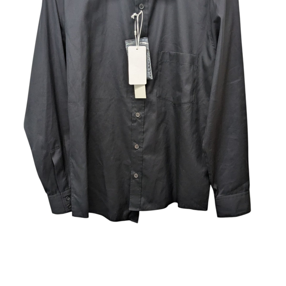 sulvam 25AW台襟アシンメトリーシャツ115500033 古着・中古-4枚目のアイテム画像