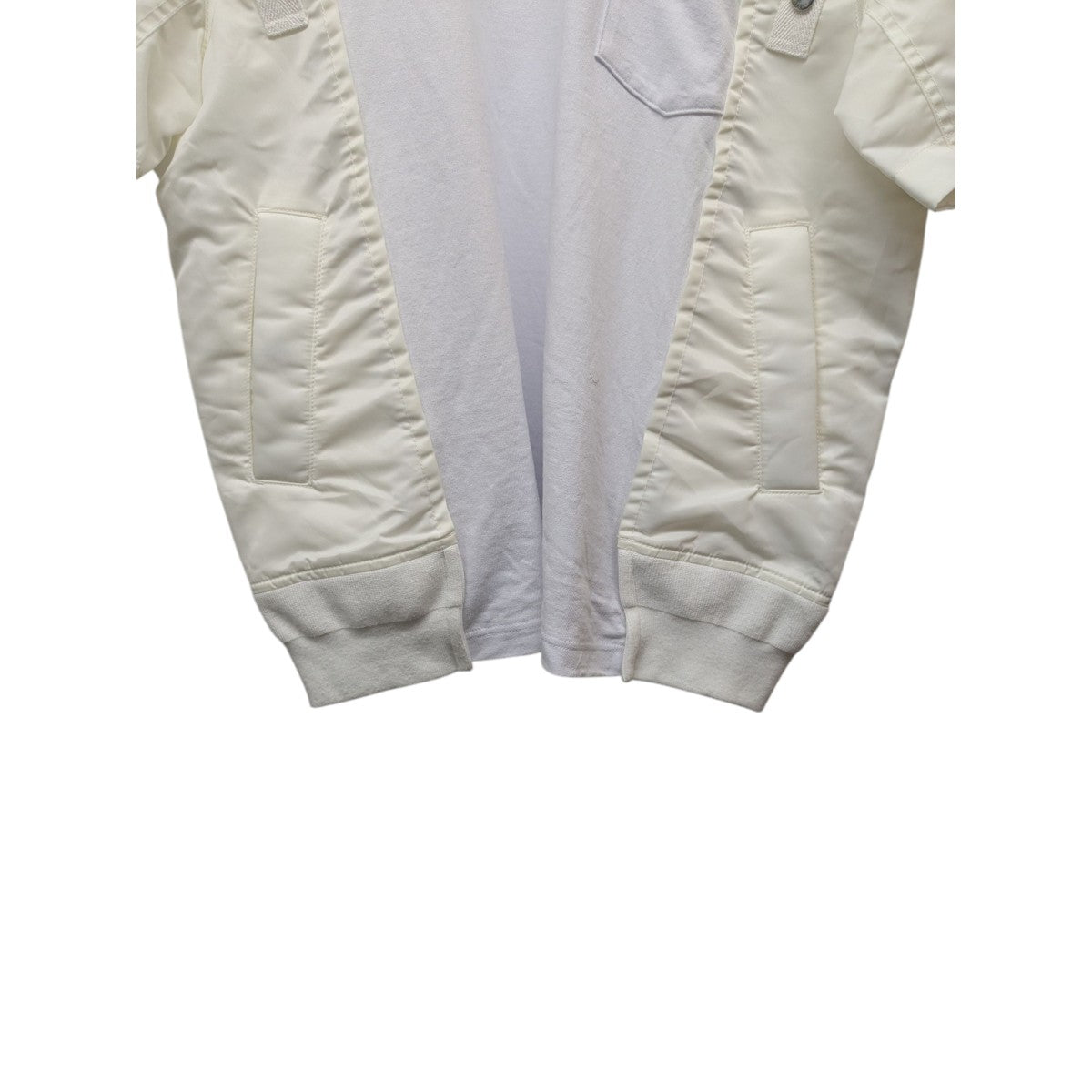 sacai(サカイ) 24SS「Nylon Twill x Cotton Jersey T-Shirt