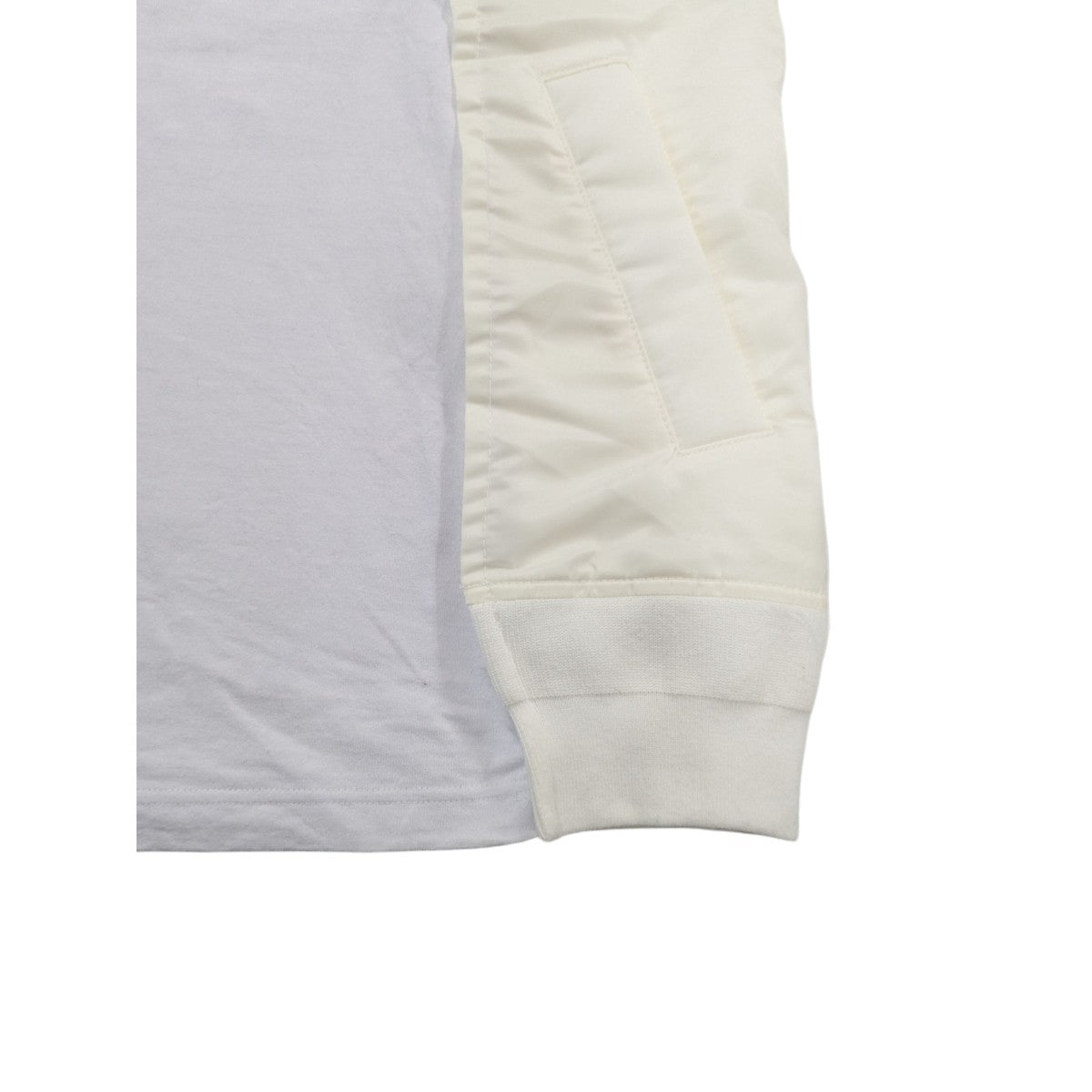 sacai - sacai サカイ 24SS Cotton Jersey Pullover  コットンジャージープルオーバー 24-07264 ホワイト 1 sacai - sacai サカイ 24SS Cotton Jersey Pullover コットン