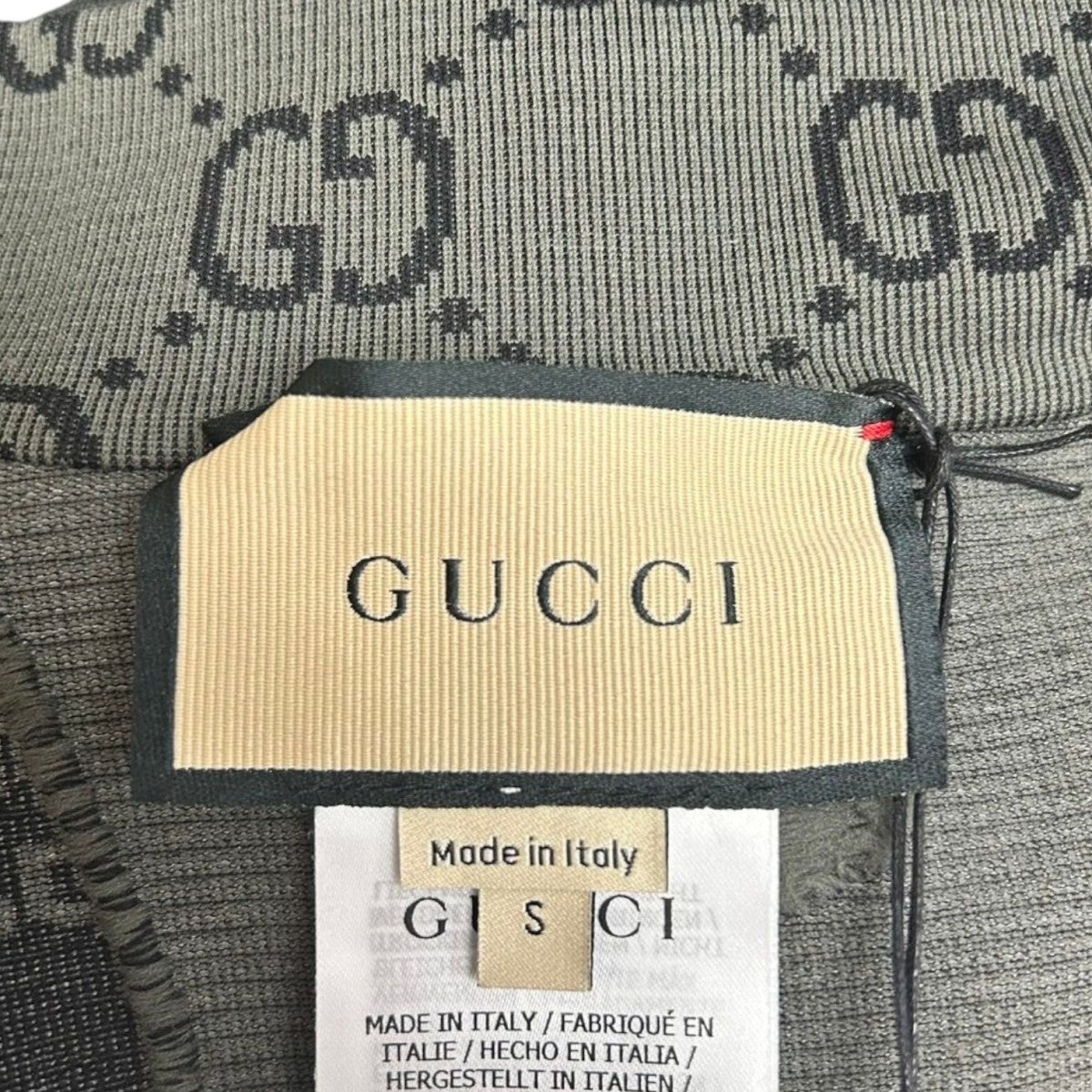 GUCCI 23SSGGジャカード ハーフジップ クロップド ジャージー726373 古着・中古-5枚目のアイテム画像
