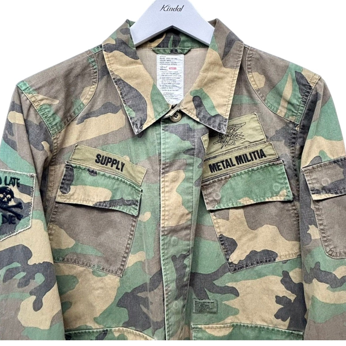 Supreme×WTAPS 07SSJUNGLE L S SHIRTS FATIGUE COTTON CAMO