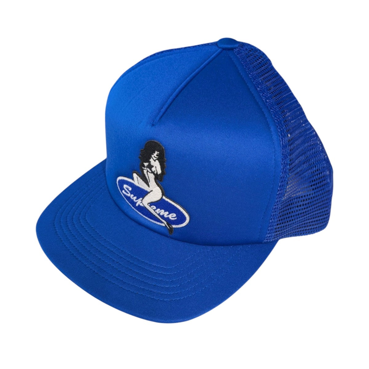 【正規品】supreme メッシュサイドパネルキャンプキャップ　パープル 正規品】supreme メッシュサイドパネルキャンプキャップパープル