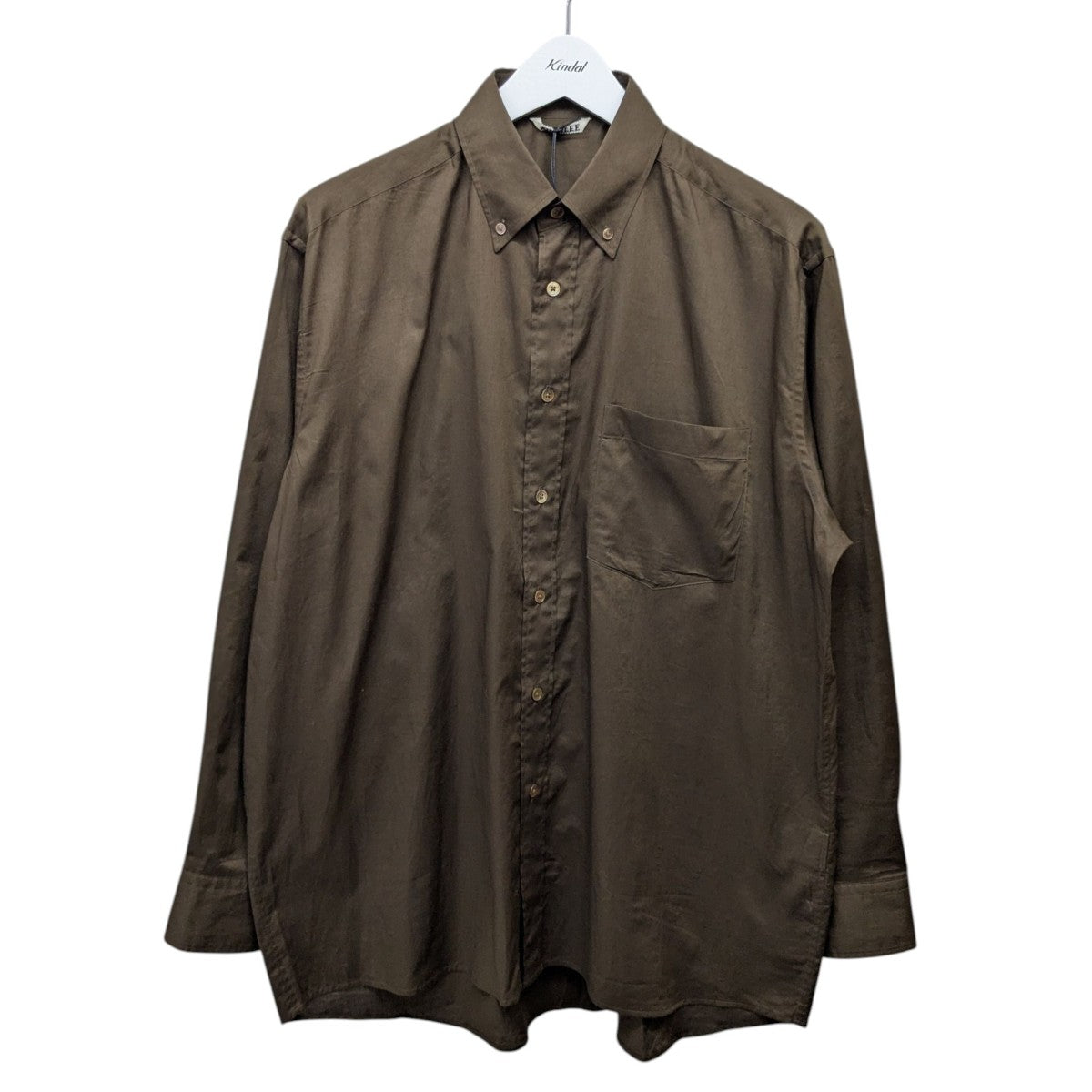 25SS「WASHED FINX TYPEWRITER BUTTON DOWN SHIRT」フィンクスコットンタイプライタークロスシャツ