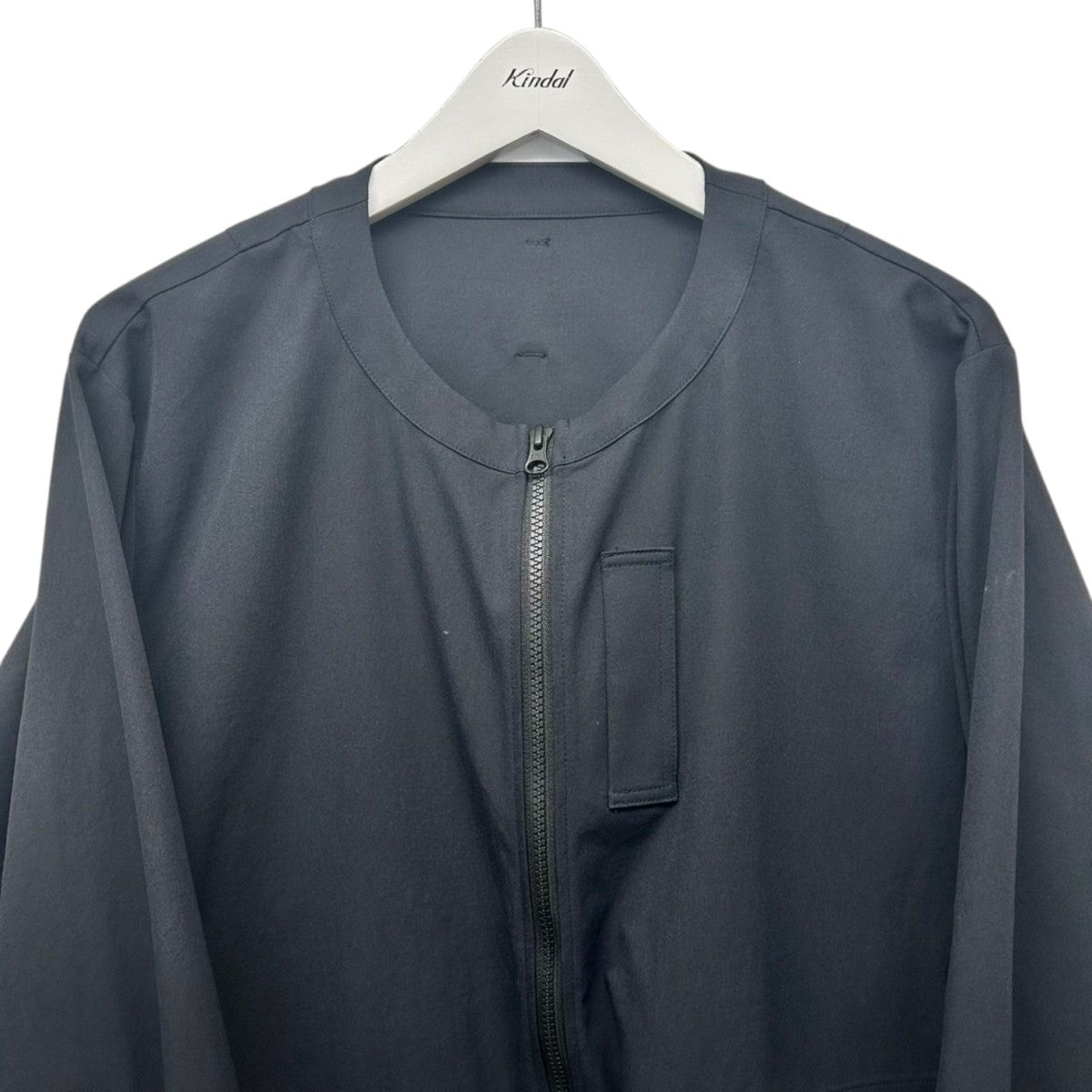 UNTRACE(アントレース) 24SSLINEN TWILL ZIPPER CARDIGANリネンツイル