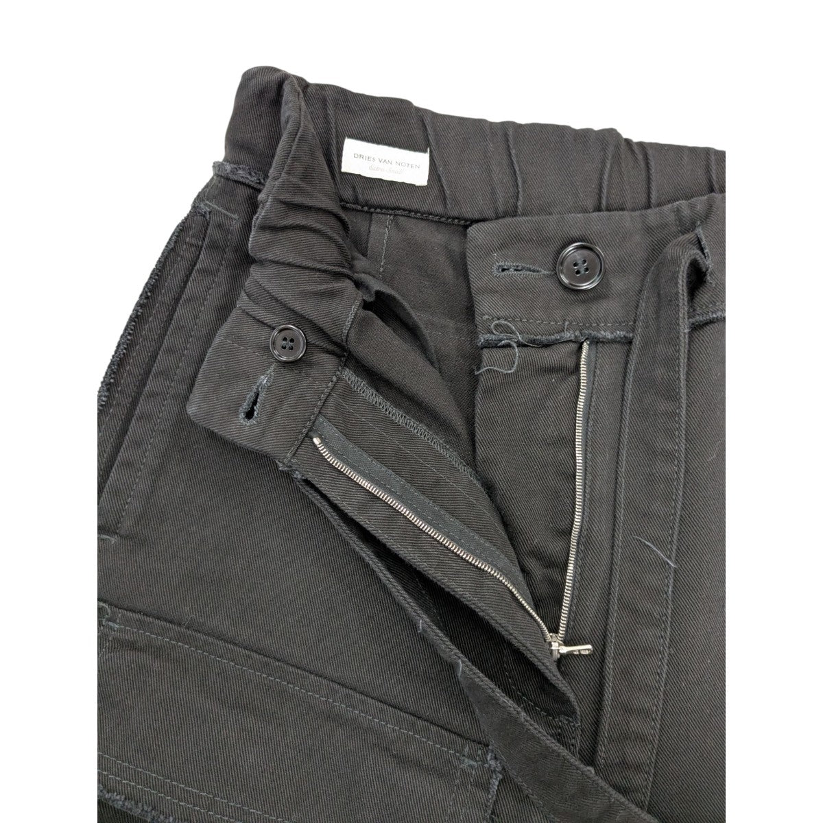Dries van noten ハイウエスト　ワイド　デニム　26 e9ce644217a5b1a86ff9b1a0e6fcdf