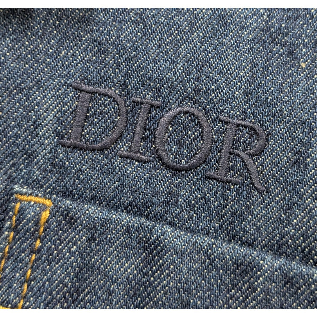 DIOR(ディオール) ロゴ刺繍ZIP UPデニムジャケット 343D582A337X