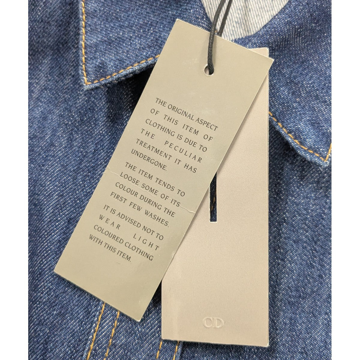 DIOR(ディオール) ロゴ刺繍ZIP UPデニムジャケット 343D582A337X