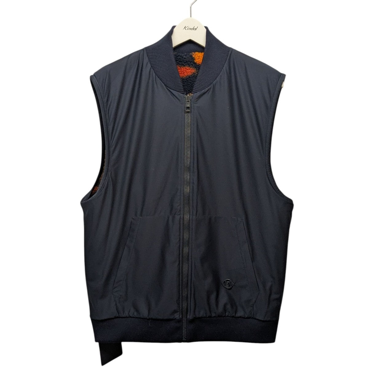 LOUIS VUITTON 24SS リバーシブル モノグラム カモフラージュフリースベスト 古着・中古-3枚目のアイテム画像