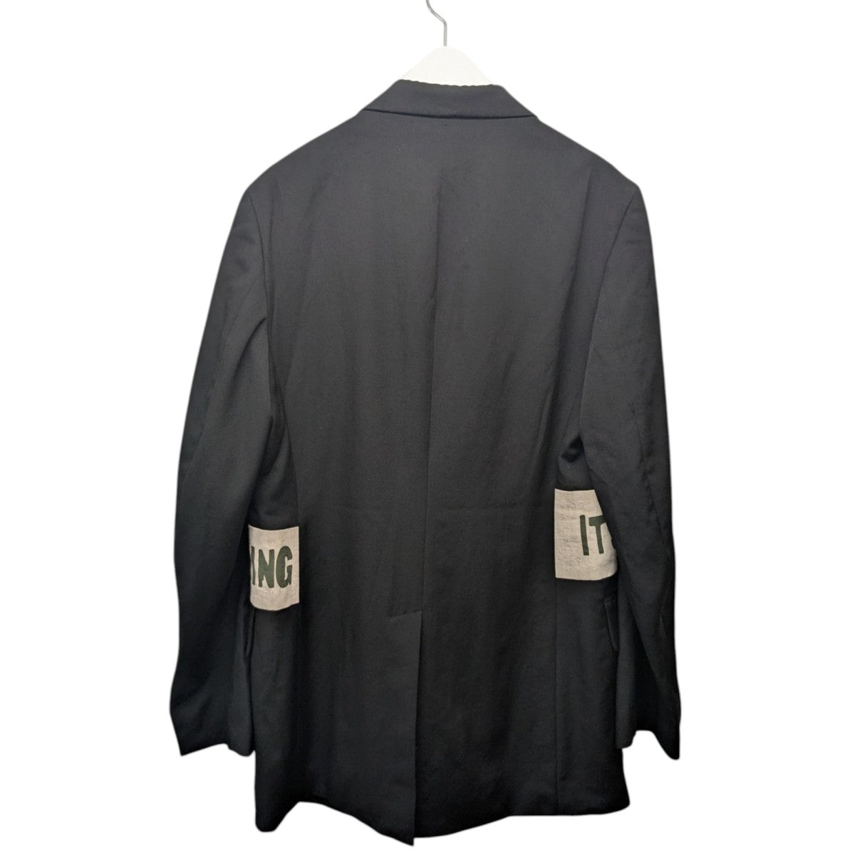 ヨウジヤマモトプールオム 長袖 デザインシャツ コットン 綿 黒 ヨウジヤマモト プールオムYohji Yamamoto POUR HOMMEビッグ