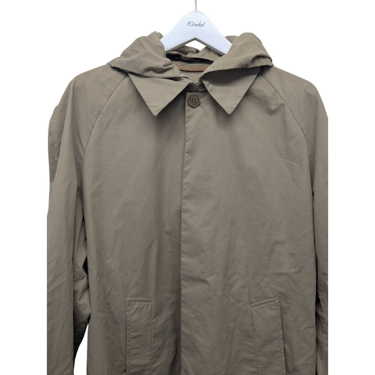 MONCLER(モンクレール) フード付ステンカラーコート Z4E0073 ベージュ