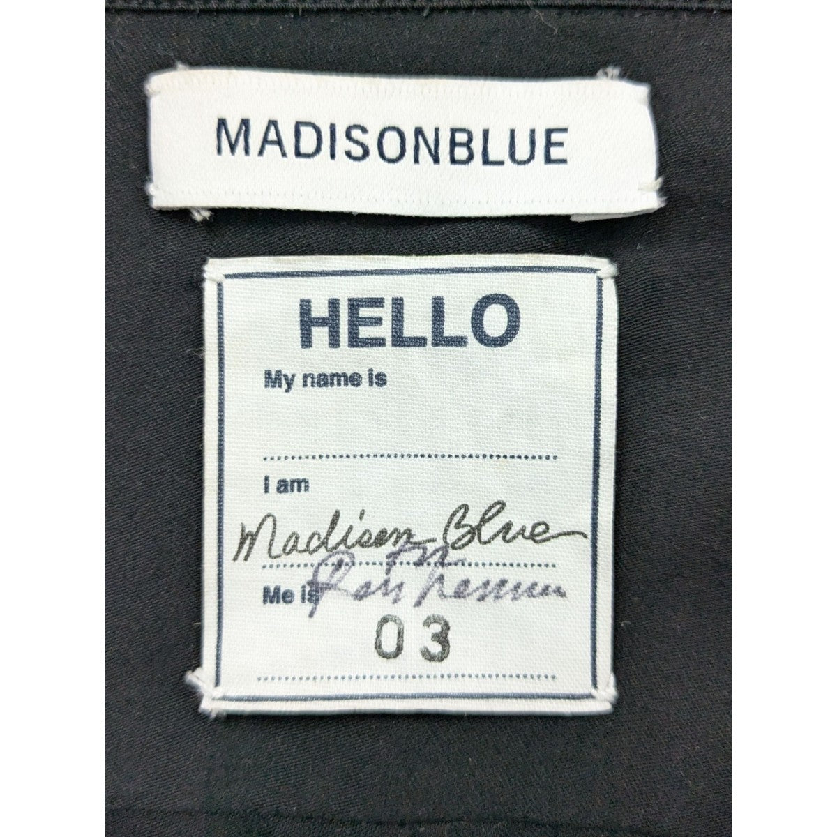 MADISON BLUE オープンカラーシャツMB164-5022RM 古着・中古-7枚目のアイテム画像