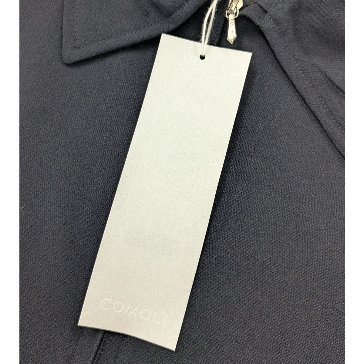 comoli ウールギャバスイングトップ　コモリ COMOLI / コモリ | ウールギャバ スイングトップ - Navy | 通販