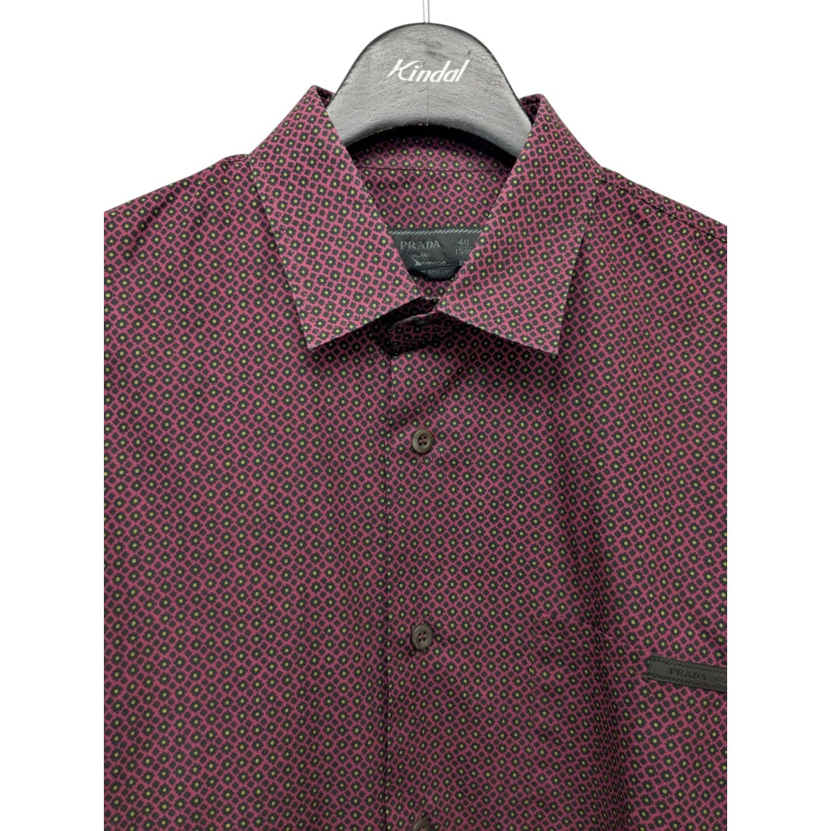 PRADA 総柄シャツ 古着・中古-3枚目のアイテム画像