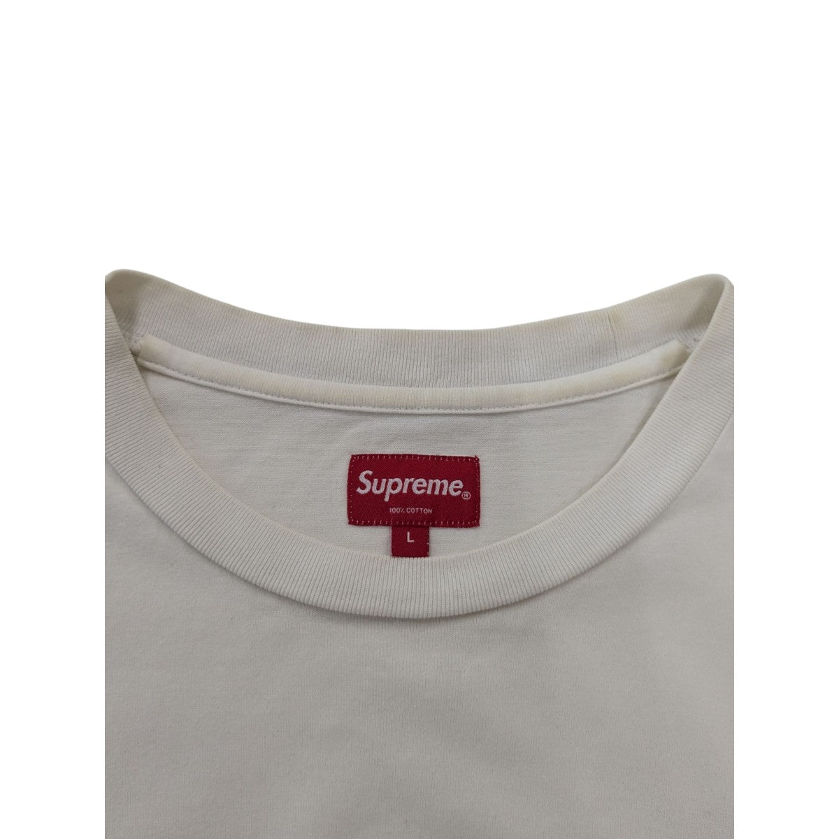 「Small Box L／S Tee」スモールBOXロゴロングTシャツ