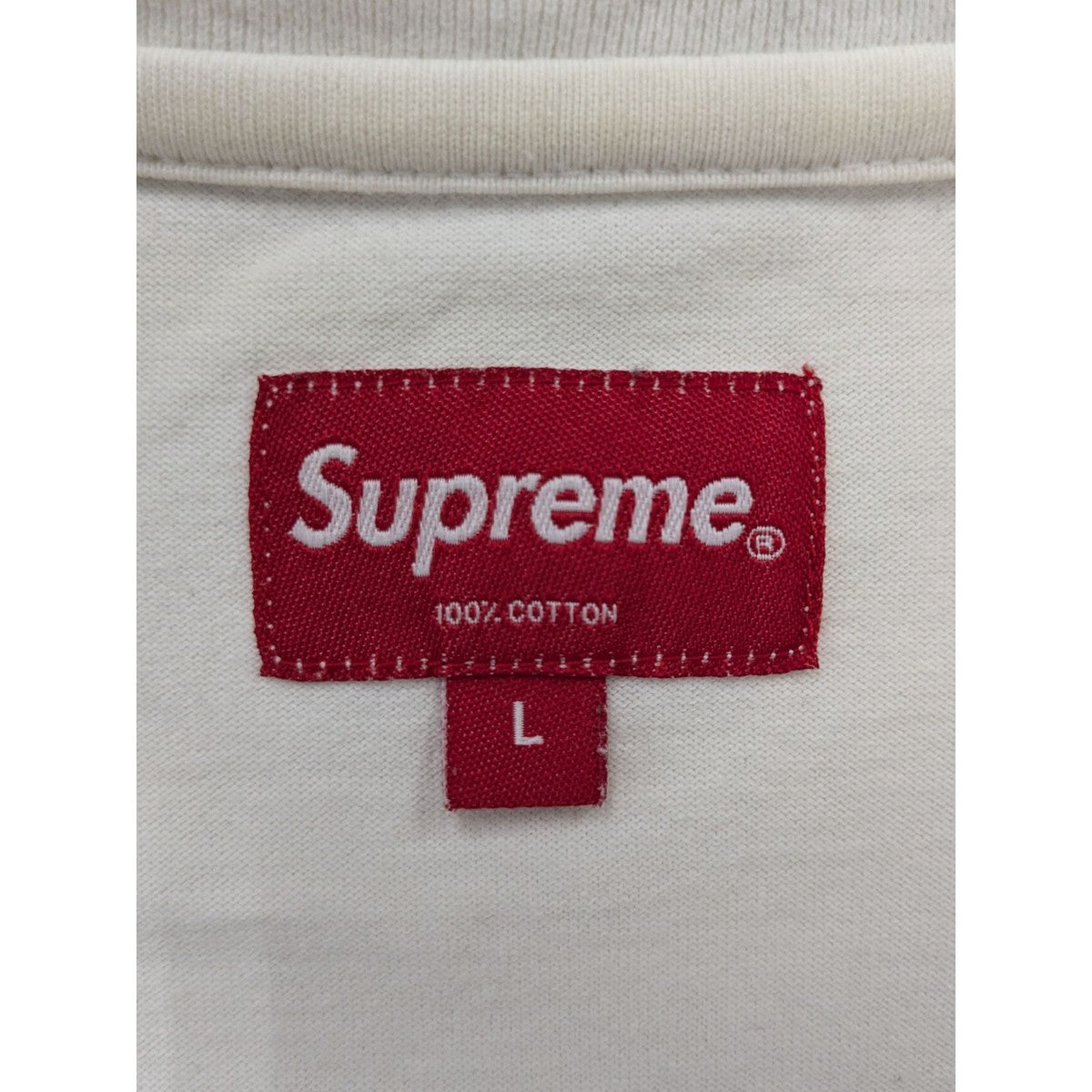 「Small Box L／S Tee」スモールBOXロゴロングTシャツ