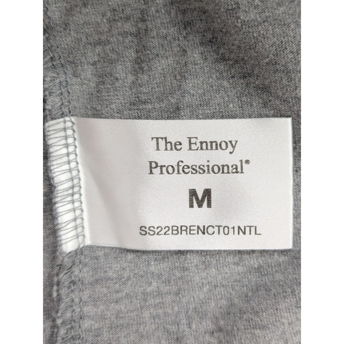 The Ennoy Professional 22SSクルーネックTシャツSS22BRENCT01NTL 古着・中古-6枚目のアイテム画像