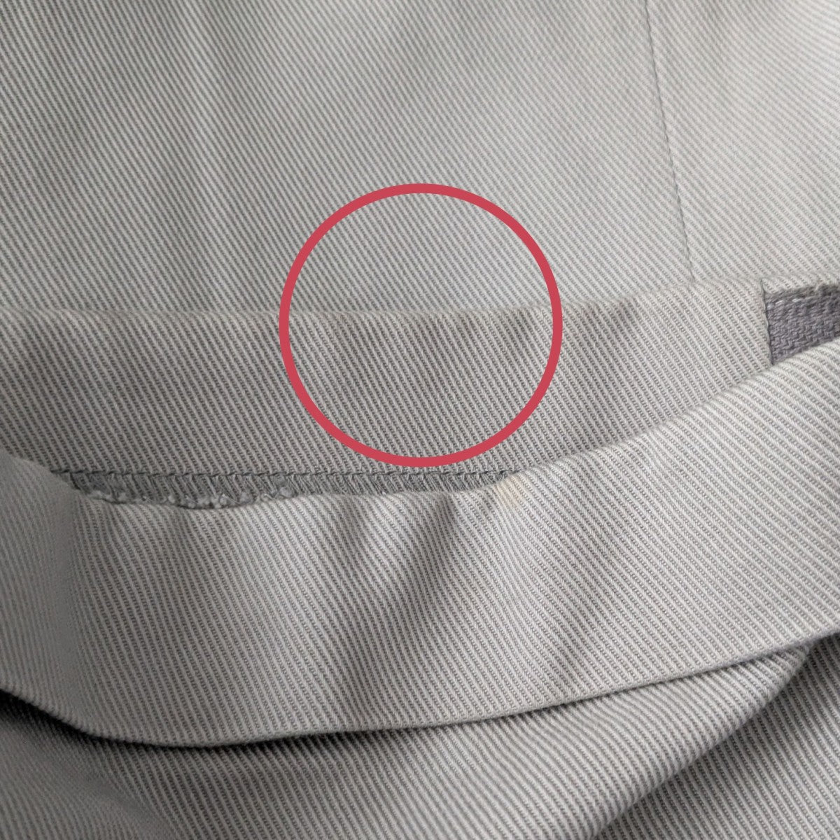 HERMES(エルメス) セリエボタンカーゴパンツ321070 321070 グレー