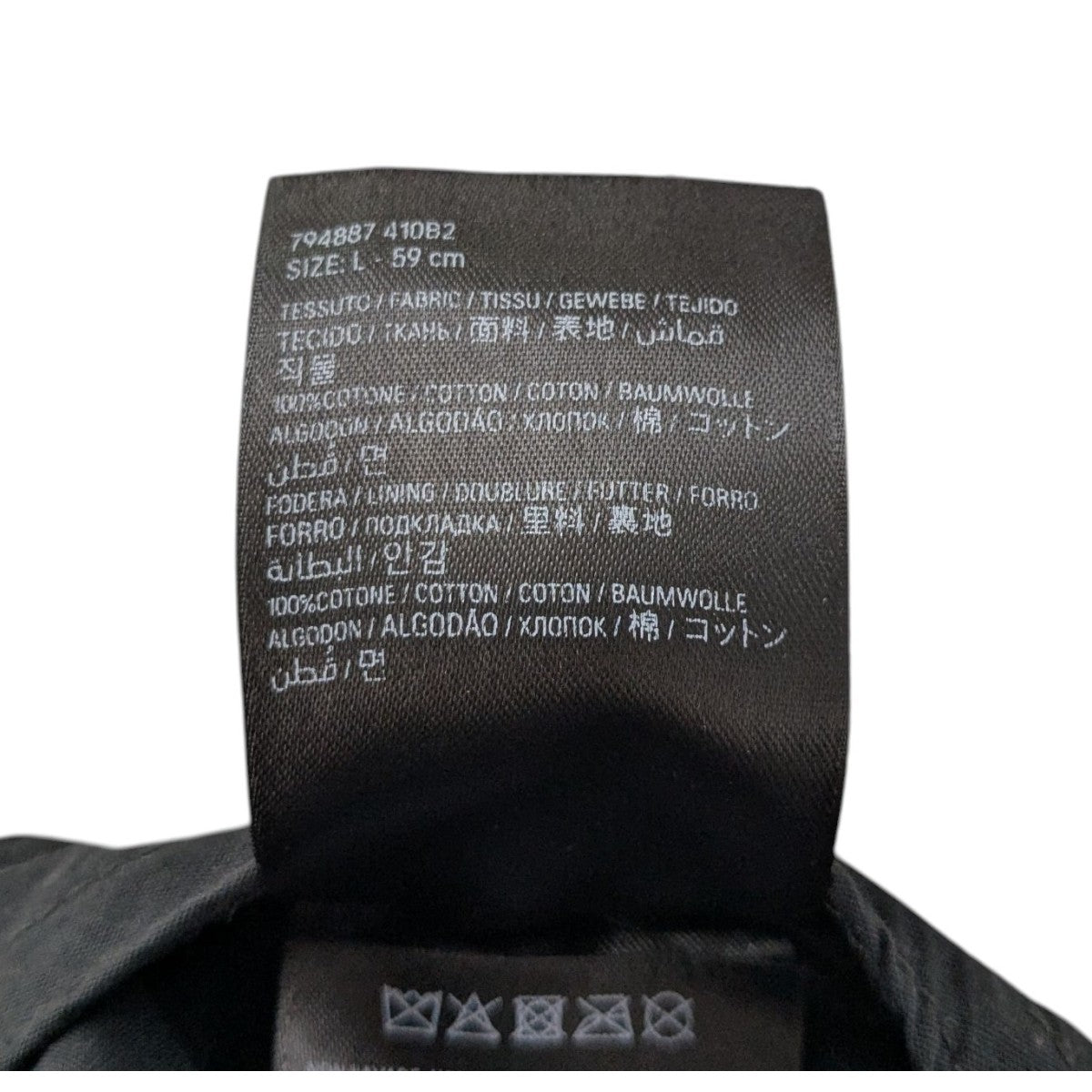 BALENCIAGA(バレンシアガ) 3B Stencil キャップ 794887 ブラック