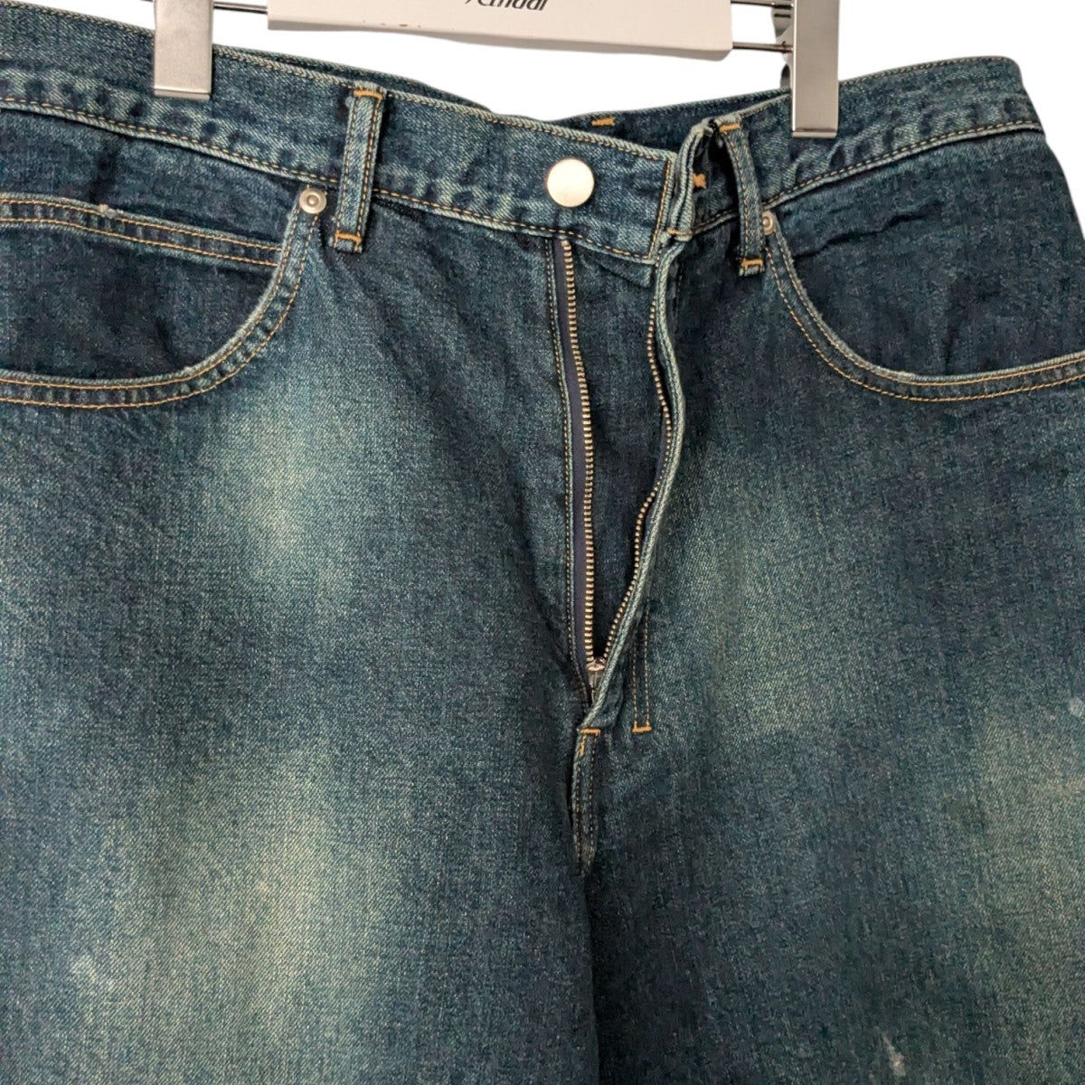 ANCELLM(アンセルム) AGING LOOSE TAPERED 5P DENIM PANTSルーズ