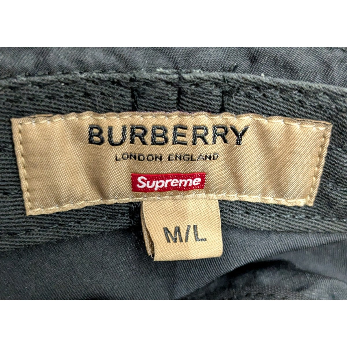 帽子 Supreme Burberry Crusher Black M/L Supreme Burberry Crusher (SS22) - $98