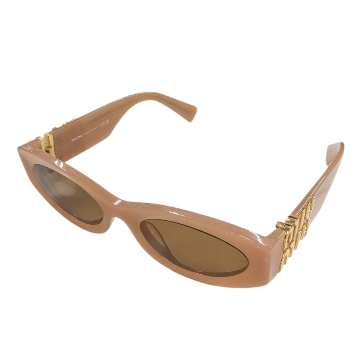 MIU MIU(ミュウミュウ) グリンプス サングラス ピンク｜【公式