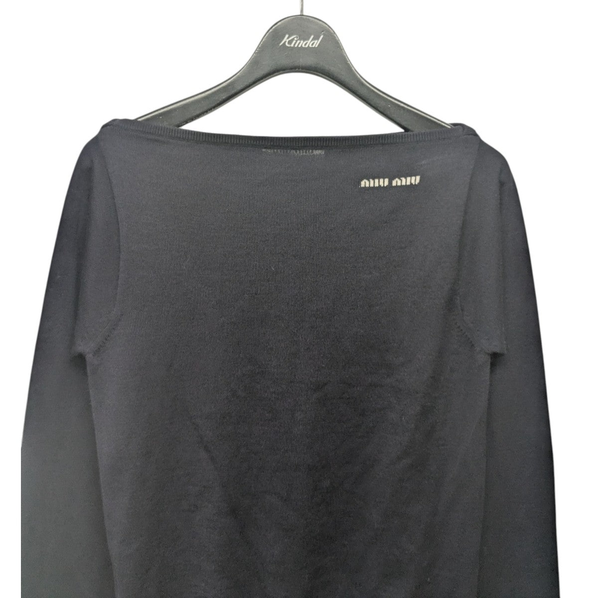 MIU MIU(ミュウミュウ) ボートネックニットセーター MMLA85