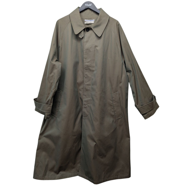 Cristaseya(クリスタセヤ) OVERSIZED TRENCH WITH LEATHER PATCH