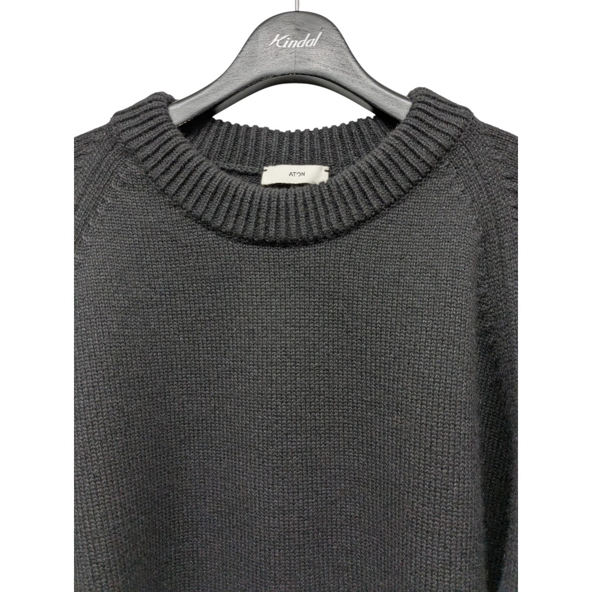 ATON エコカシミヤクルーニット　上代6.2万 ATON エコカシミヤクルーニット 上代6.2万