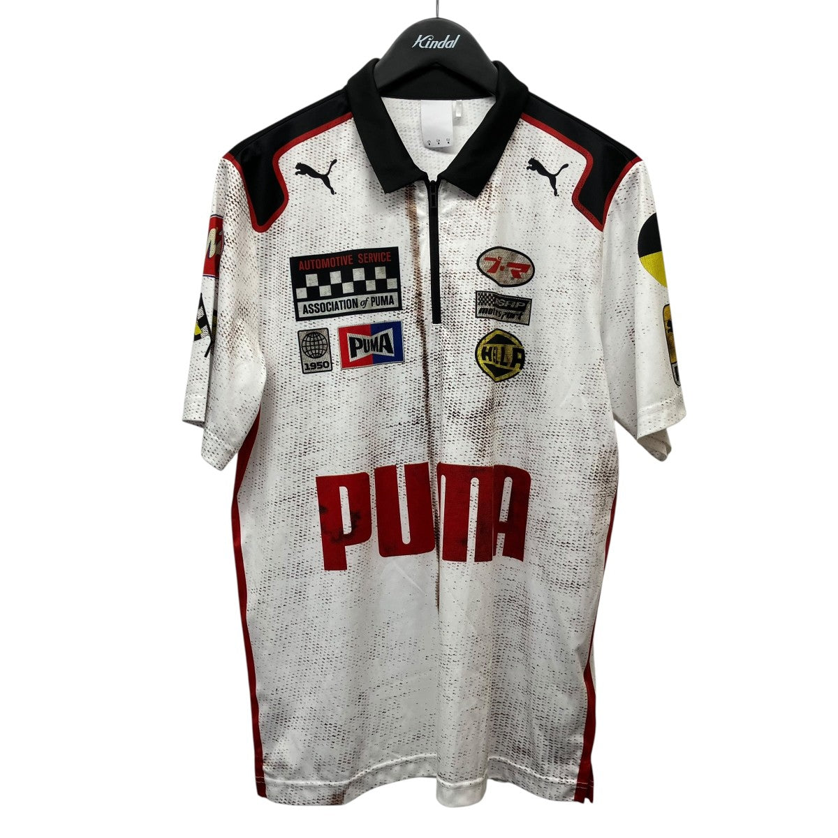 PUMA×ASAP ROCKY TEAM ZIP POLOZIPポロシャツ631046-02 古着・中古-1枚目のアイテム画像