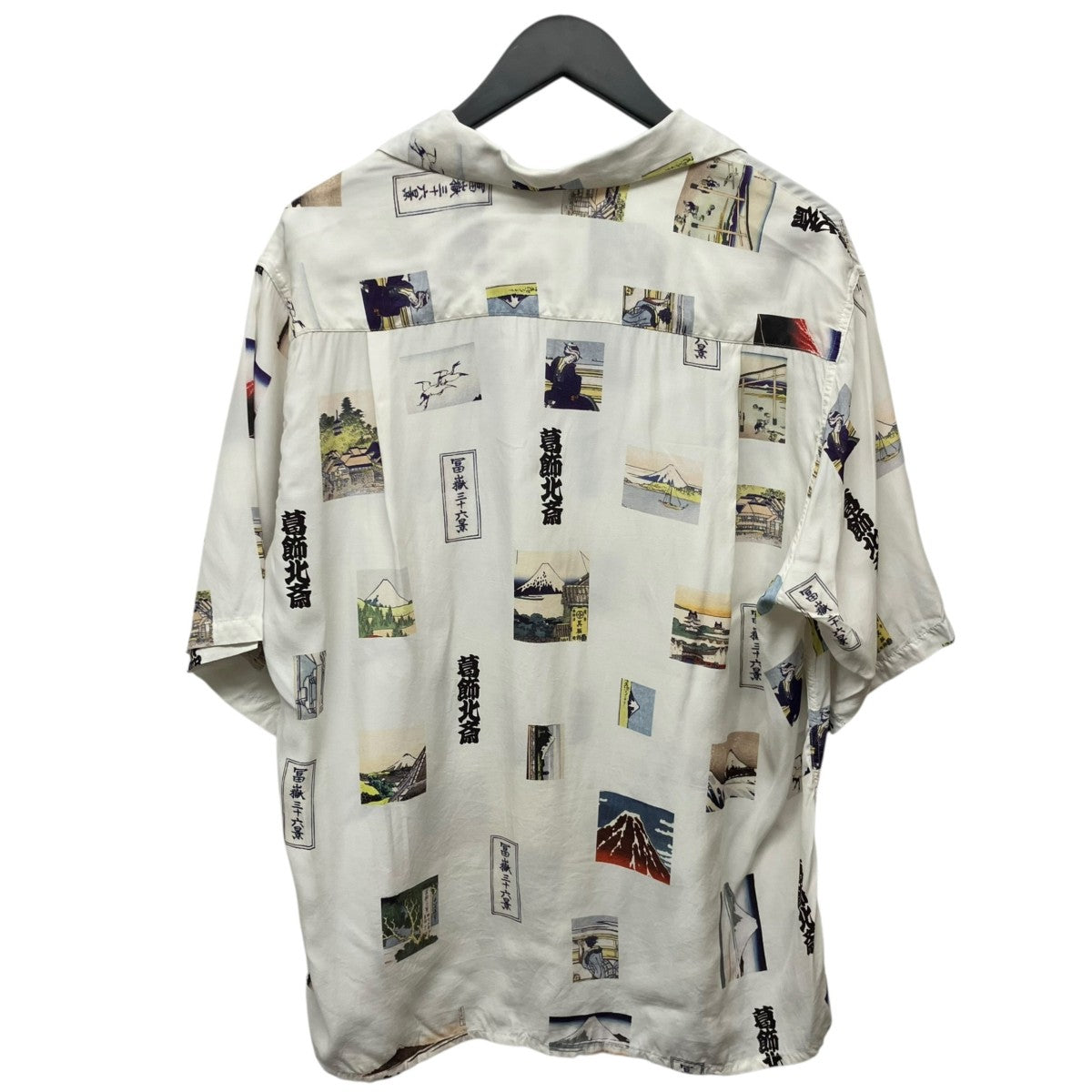 WACKO MARIA×葛飾北斎 「葛飾北斎 S／S HAWAIIAN SHIRT」ハワイアンシャツ 古着・中古-2枚目のアイテム画像