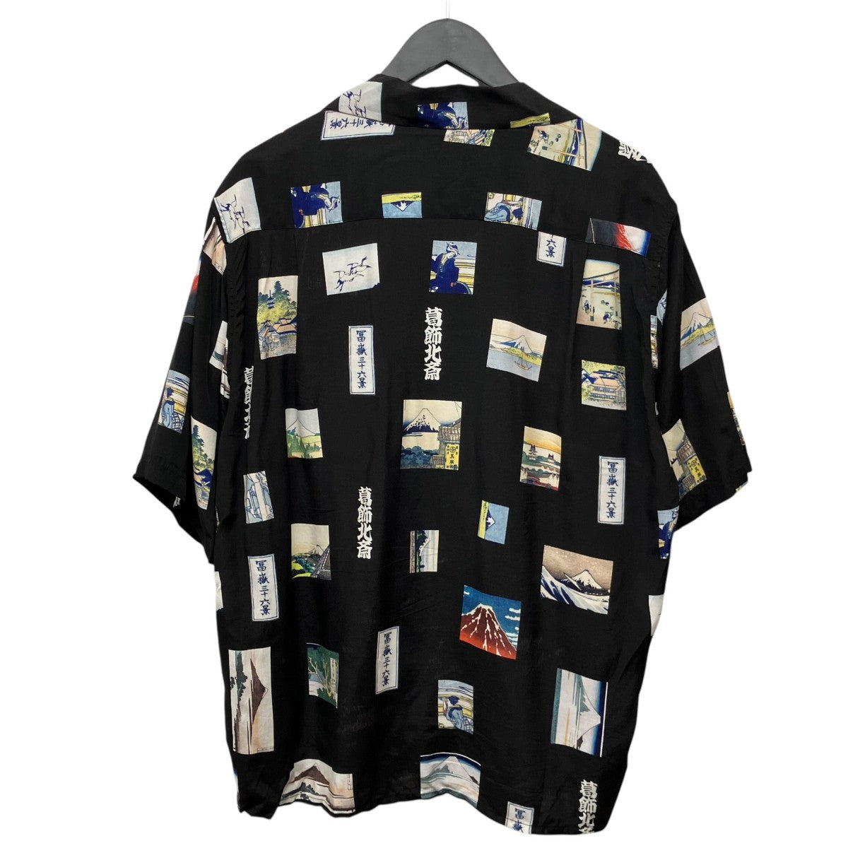 WACKO MARIA×葛飾北斎 「葛飾北斎 S／S HAWAIIAN SHIRT」ハワイアンシャツ 古着・中古-2枚目のアイテム画像