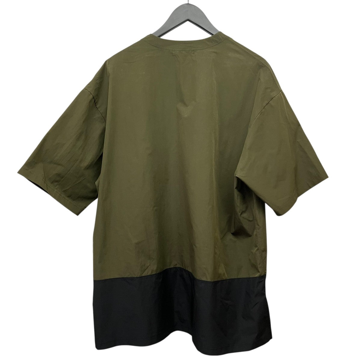 COMME des GARCONS HOMME エステルナイロン切替半袖TシャツHG-T021 古着・中古-2枚目のアイテム画像