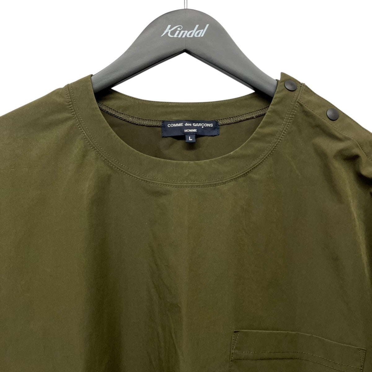 COMME des GARCONS HOMME エステルナイロン切替半袖TシャツHG-T021 古着・中古-3枚目のアイテム画像