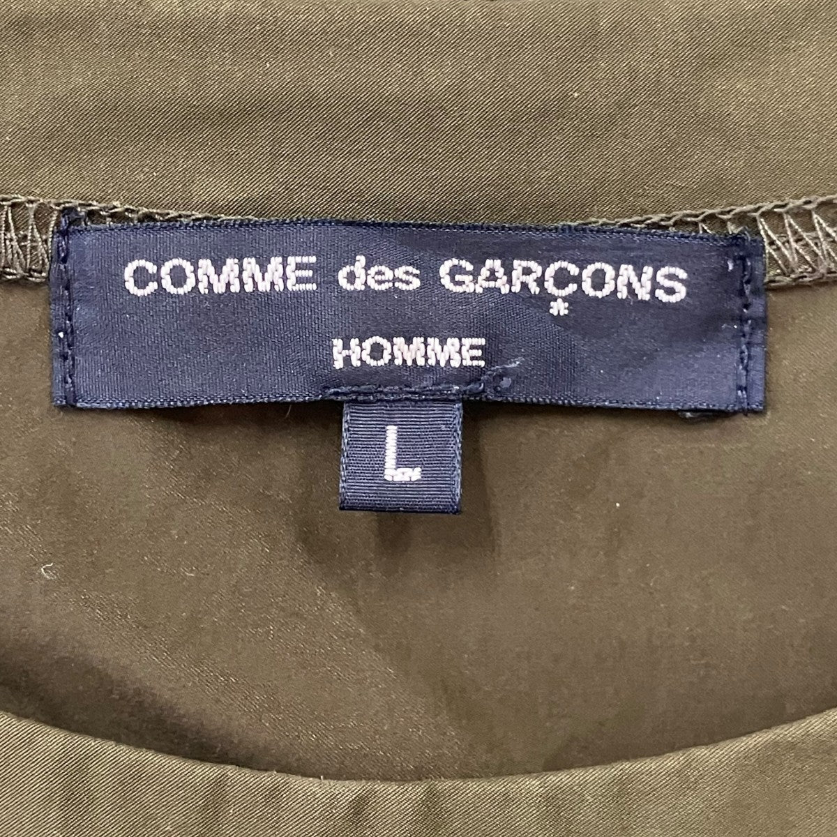 COMME des GARCONS HOMME エステルナイロン切替半袖TシャツHG-T021 古着・中古-6枚目のアイテム画像
