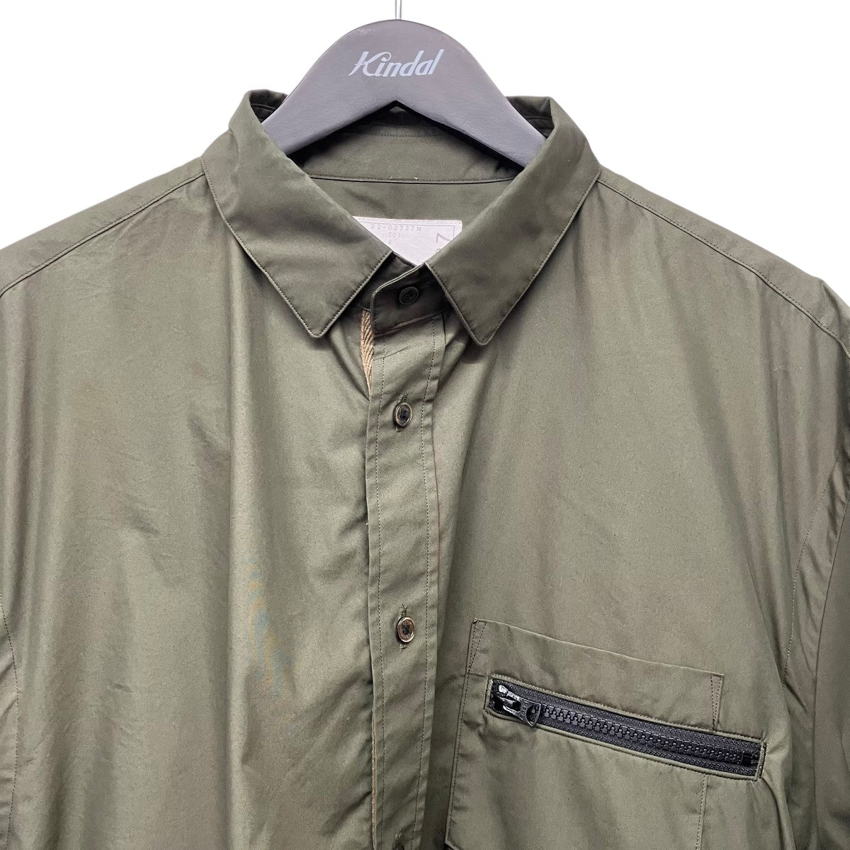 sacai 22SSCotton Weather Shirtコットンウェザーシャツ22-02727M 古着・中古-3枚目のアイテム画像