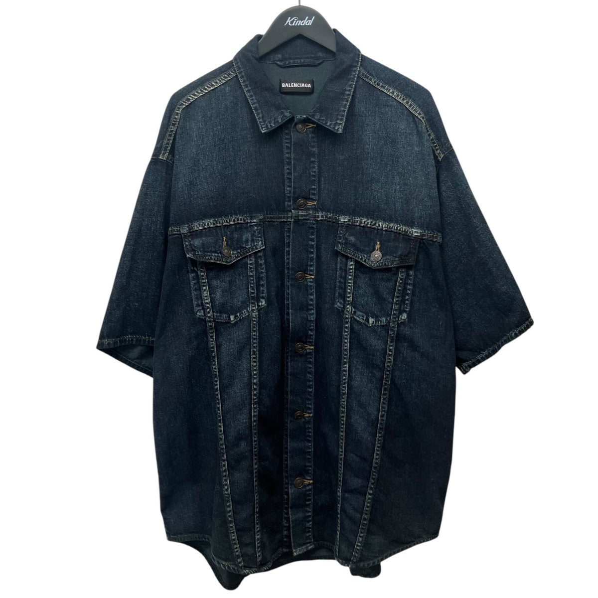 BALENCIAGA オーバーサイズデニムシャツ 古着・中古-1枚目のアイテム画像