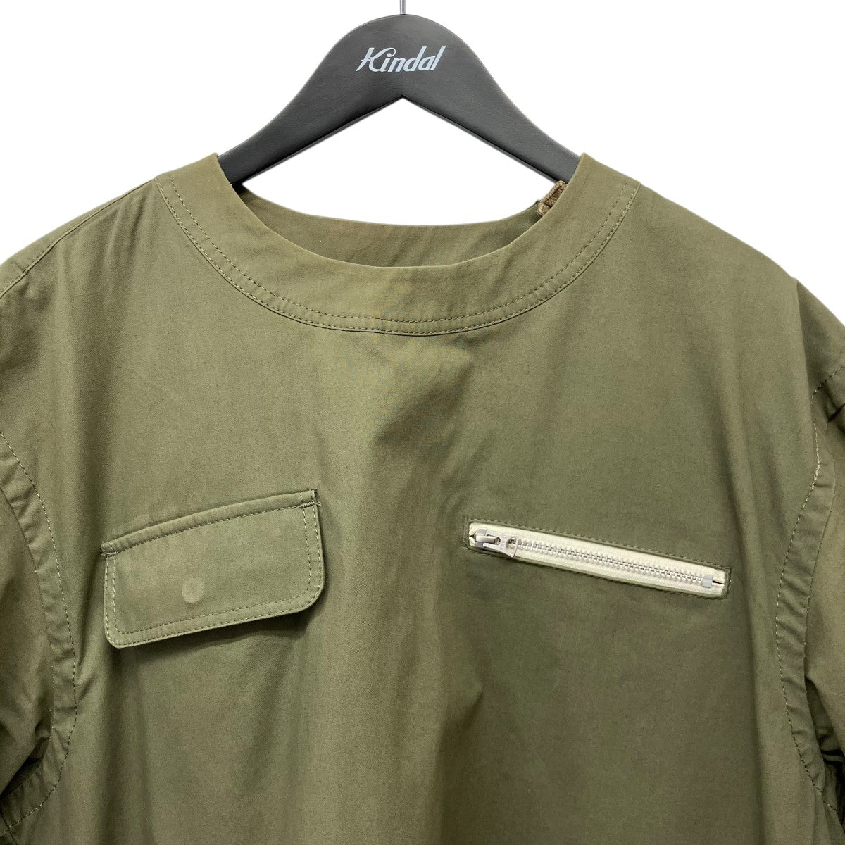 sacai 21SSCotton Nylon Oxford Pulloverコットンナイロンオックスフォードプルオーバー21-02503M 古着・中古-3枚目のアイテム画像