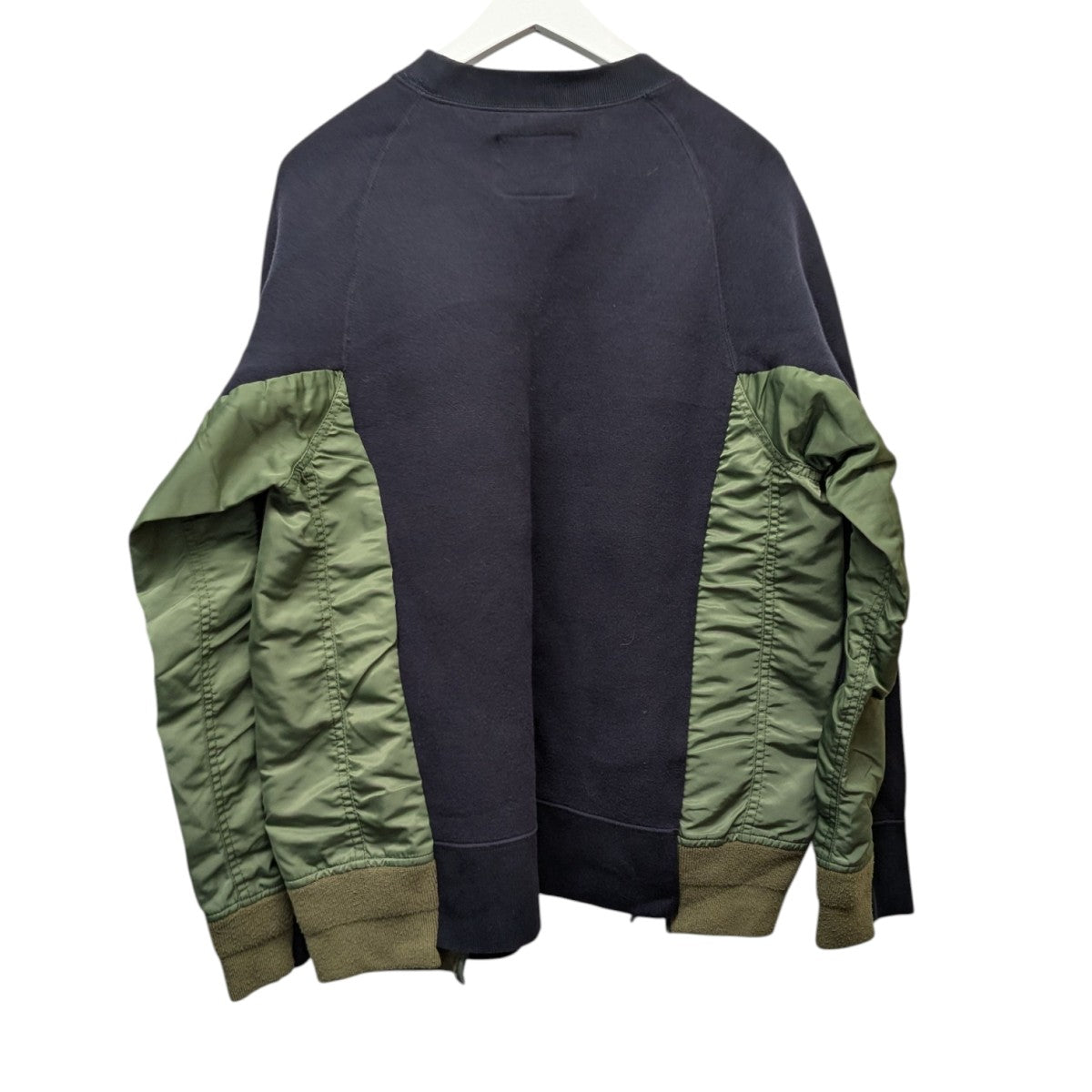 sacai(サカイ) 「Sponge Sweat×MA1 Pullover」 MA-1スウェット