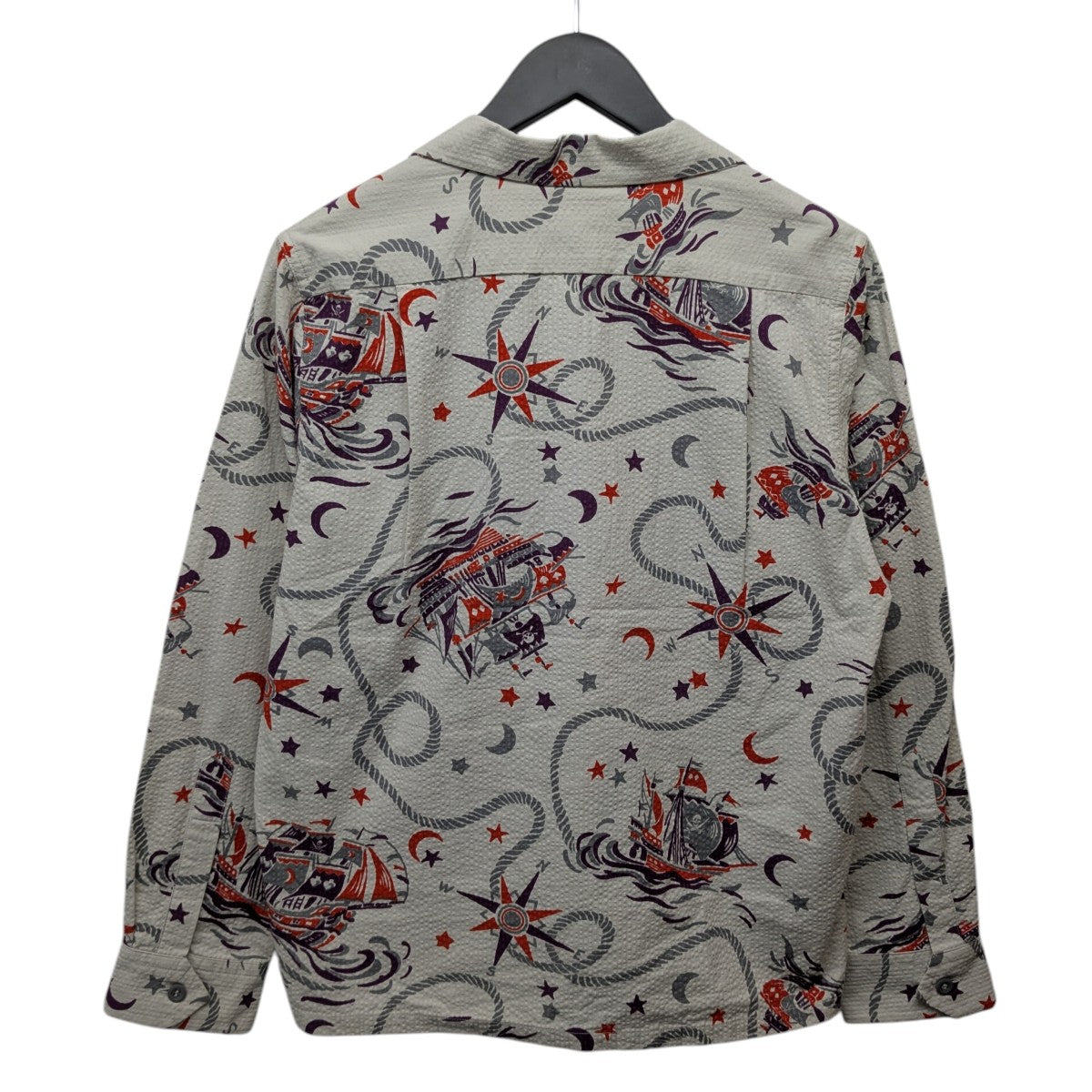 BUTCHER PRODUCTS 「SEERSUCKER SPORTS SHIRT」シアサッカースポーツシャツ 古着・中古-2枚目のアイテム画像