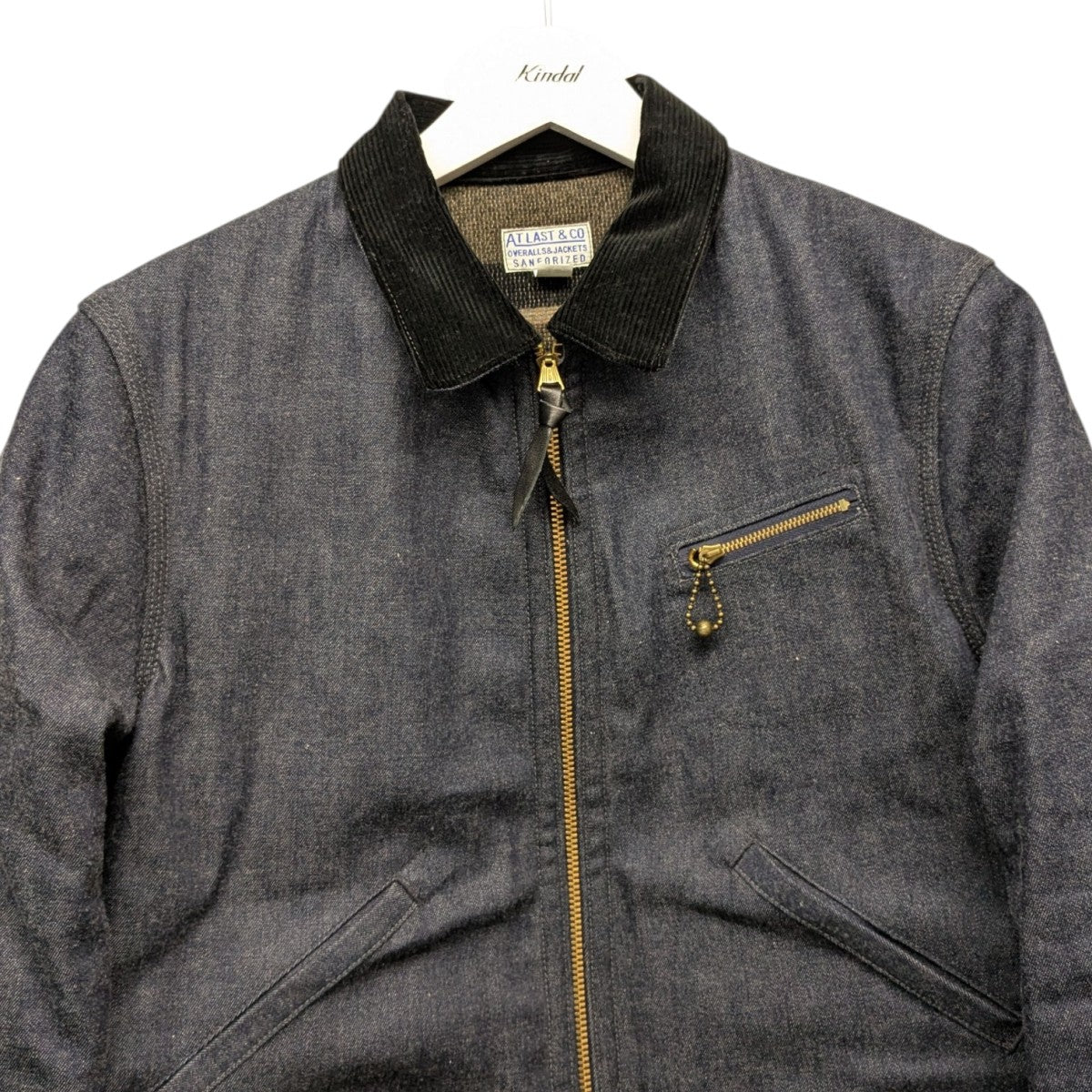 ATLAST ＆ CO(アットラスト) DENIM COSSACK BLANKETデニム