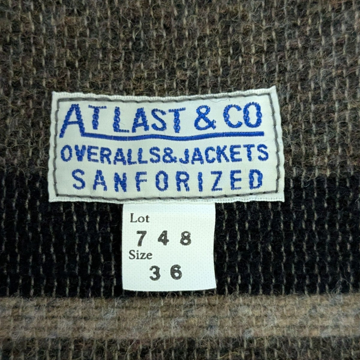 ATLAST ＆ CO(アットラスト) DENIM COSSACK BLANKETデニムコサック