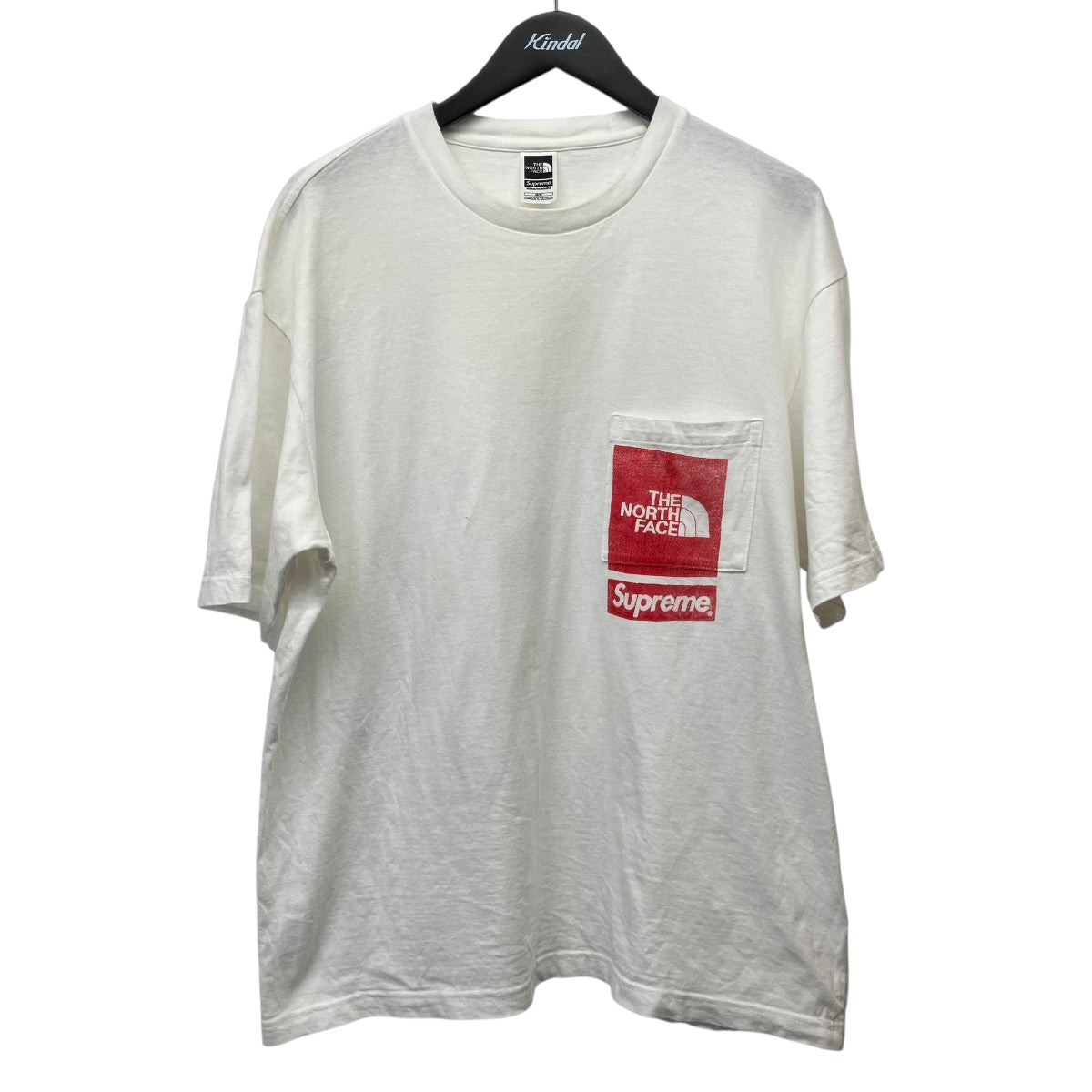 Supreme×THE NORTH FACE 23SSPrinted Pocket TeeプリントTシャツNT02309I 古着・中古-1枚目のアイテム画像