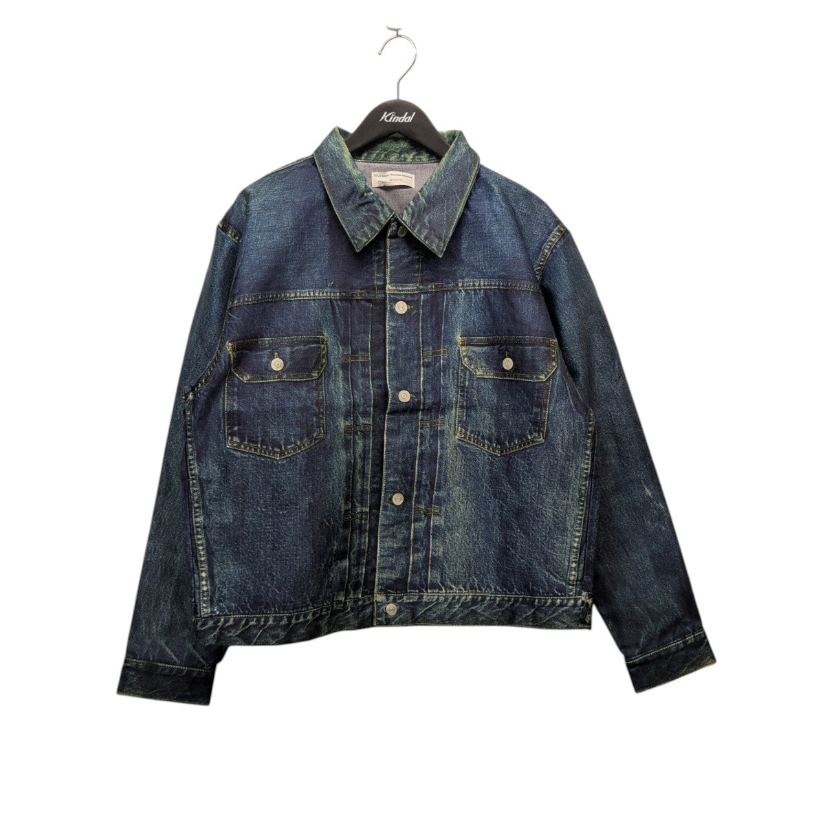 TOLQ×藤原裕(Yutaka．F) Trompe L’oeil Printed Jacket(1950 Type-2 T-Back) 転写デニムジャケット TA-2004 古着・中古-1枚目のアイテム画像