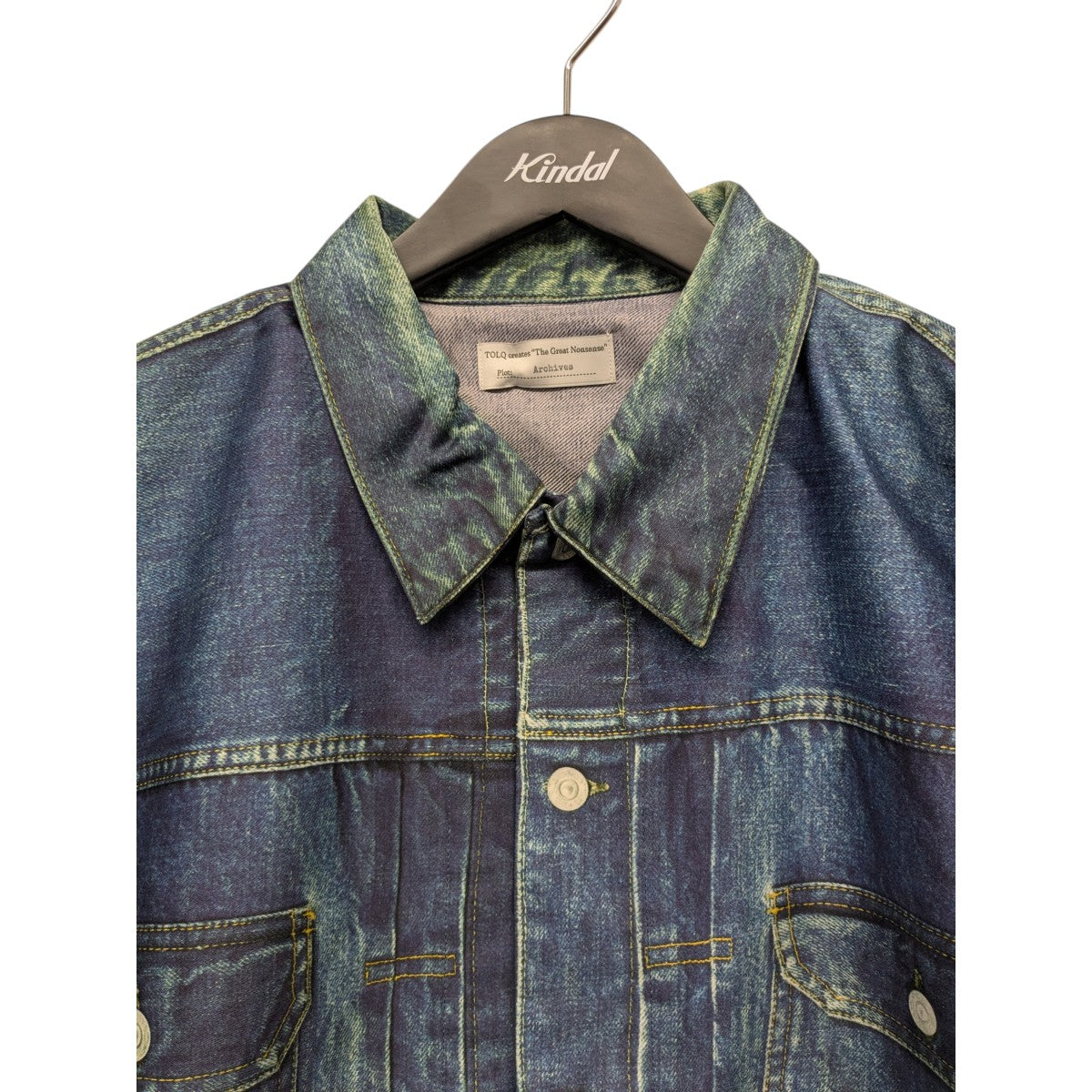 TOLQ×藤原裕(Yutaka．F) Trompe L'oeil Printed Jacket(1950 Type-2 T