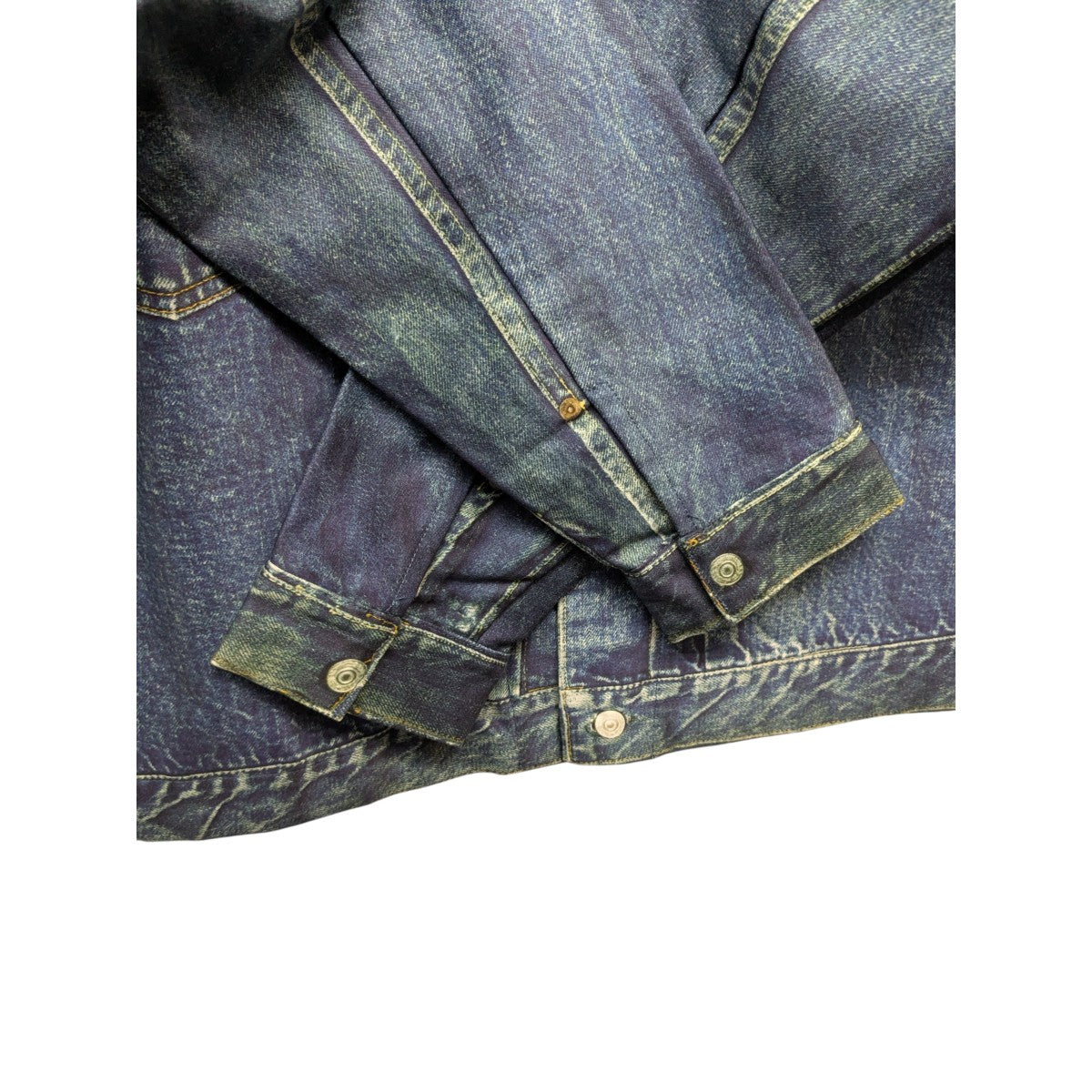 TOLQ×藤原裕(Yutaka．F) Trompe L'oeil Printed Jacket(1950 Type-2 T