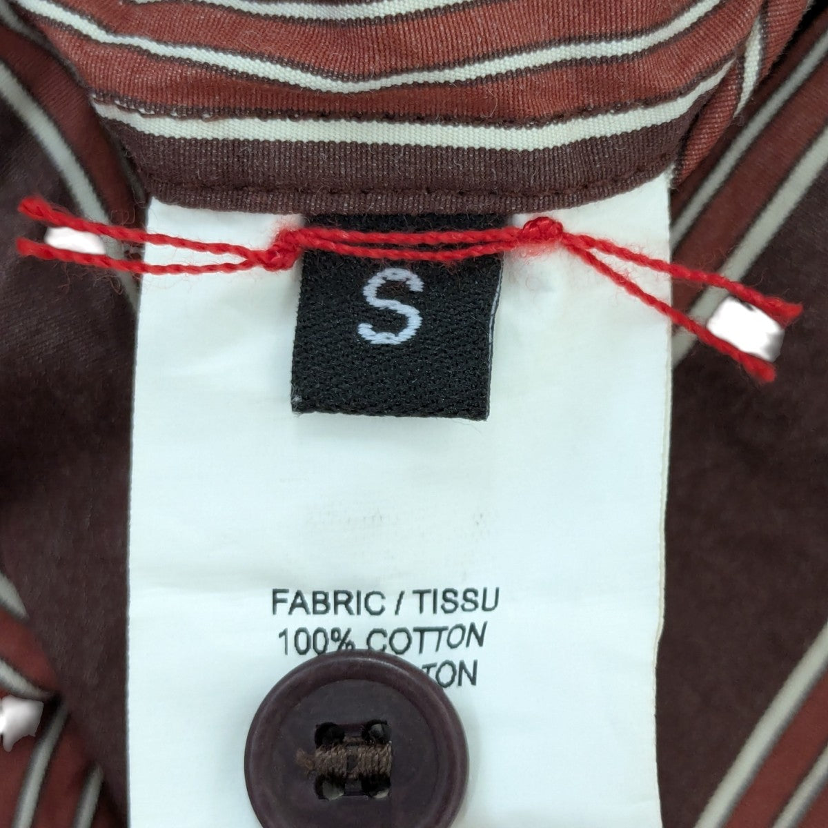 CASEY CASEY FABIANO SHIRT COL MAOストライプシャツ19HC260 古着・中古-6枚目のアイテム画像