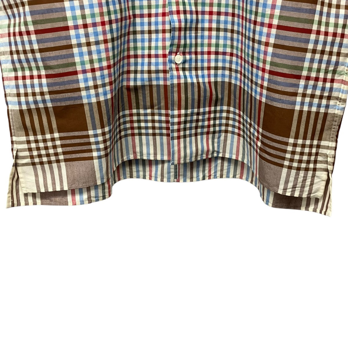 beautiful people kitchen cloth poplin open-necked shirtポプリンオープンネックシャツ1115106015 古着・中古-4枚目のアイテム画像